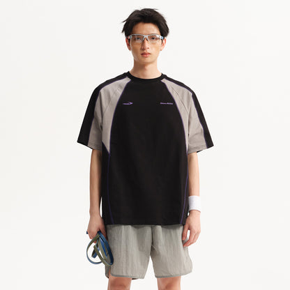 NewJNXS Sorona Cooling Sun-Protection Contrast Stitch Quick-Dry T-Shirt – Unisex