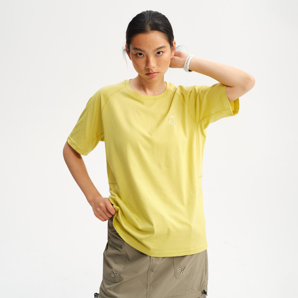 NewJNXS Modal Wool Reflective Print T-Shirt