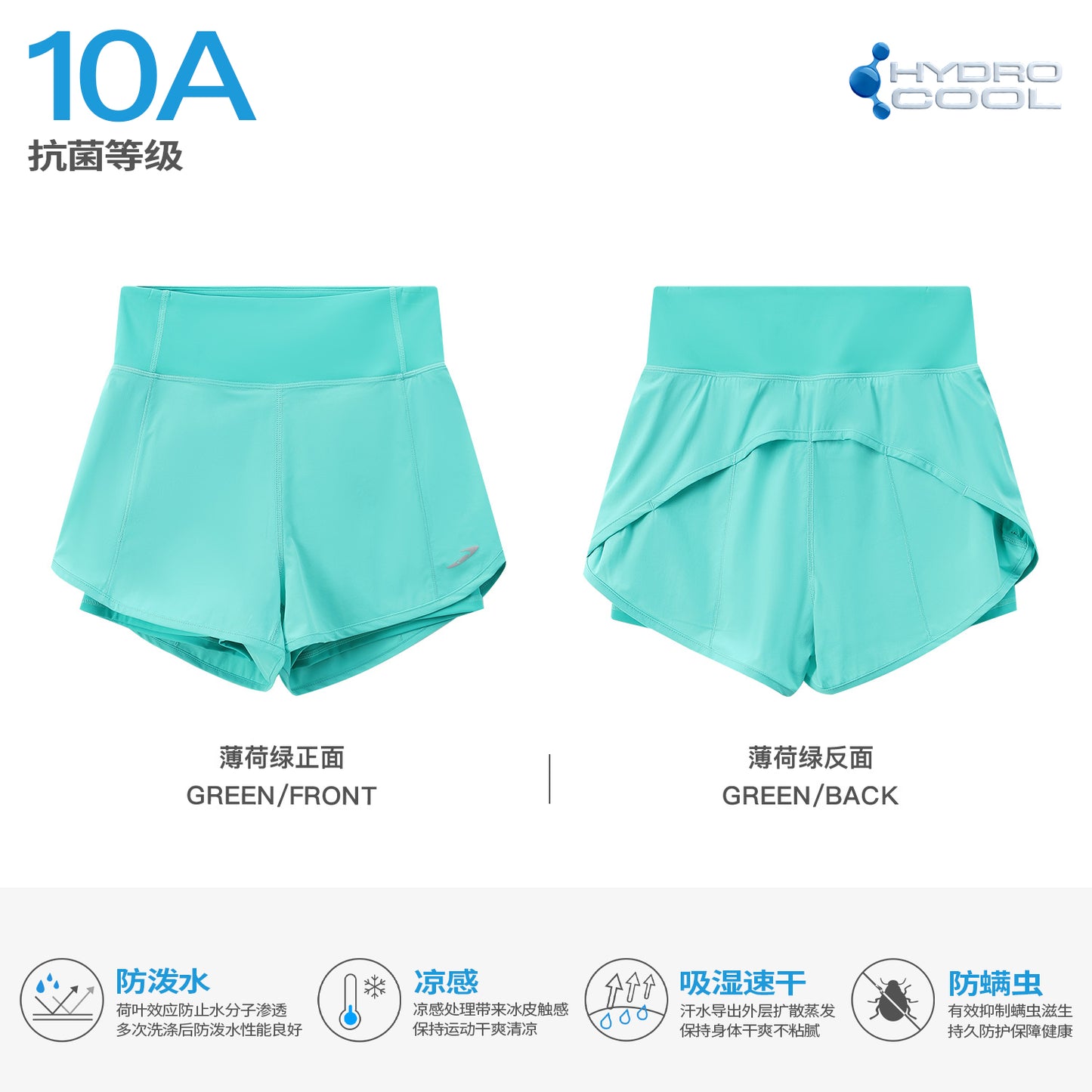 NewJNXS 3" Quick-Dry Running Shorts – Water-Repellent & Antibacterial