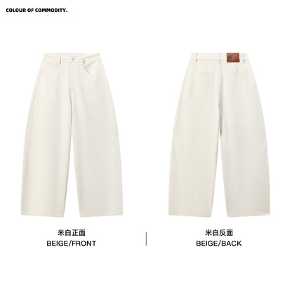 NewJNXS Vintage Twill Relaxed Barrel Pants